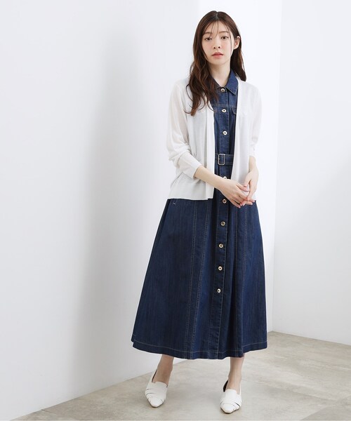 grove（グローブ）の「【接触冷感／UVカットetc】ベーシックショートカーディガン（カーディガン/ボレロ・レディース・ライトグレー/ブラック/オフホワイト/ナチュラル/ブルー・02/00/04/05）」の15枚目の写真