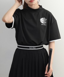 CECIL McBEE | Oversized Print Mock Neck Top(Tシャツ/カットソー)