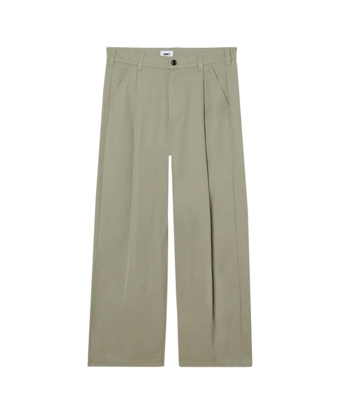 OBEY(オベイ)の「OBEY / オベイ OTIS PLEATED PANT(スラックス・メンズ・ブラック/ベージュ・30/32)」の2枚目の写真