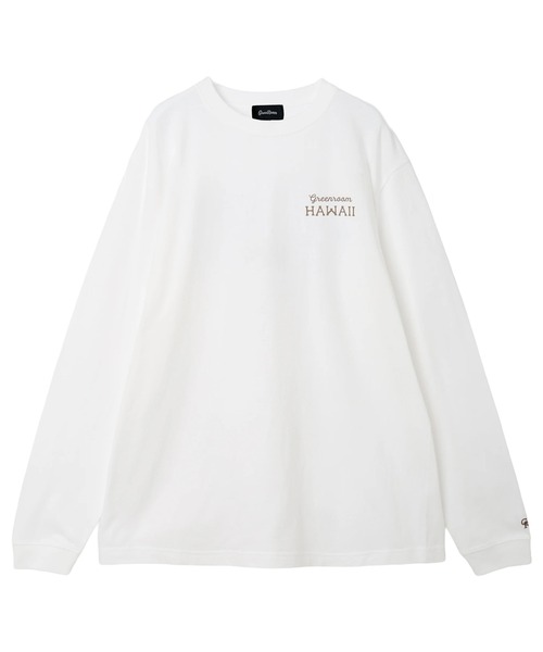 GREENROOM(グリーンルーム)の「【GREENROOM / グリーンルーム】MATTHEW ALLEN L/S TEE(Tシャツ/カットソー・メンズ・スミクロ/ホワイト・LARGE/X-LARGE/MEDIUM)」の1枚目の写真