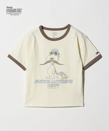 PEANUTS(�s�[�i�b�c)�́y�ʒ��z��FRUIT OF THE LOOM × PEANUTS�������K�[T�V���c / �L�b�Y  140cm-150cm(T�V���c/�J�b�g�\�[)