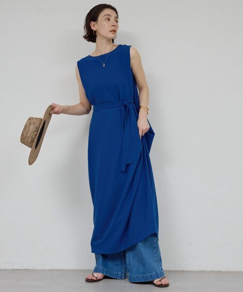 GALLARDAGALANTE（ガリャルダガランテ）の「マルチWAYワンピース（ワンピース・レディース・ブルー/ブラック/ダークグレー・1/0）」の16枚目の写真