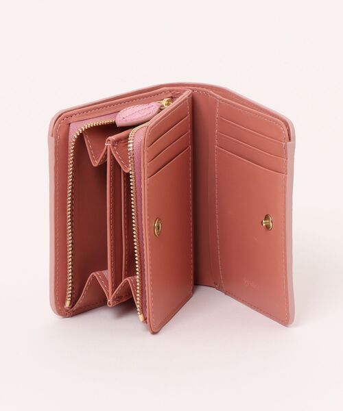 genten（ゲンテン）の「【新色】フラッターカットワーク 二つ折り財布（財布・レディース・桜・FREE）」の4枚目の写真