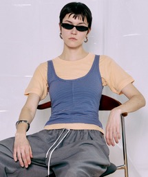 Layered Color Compact T-Shirt/レイヤードカラーコンパクトTシャツ