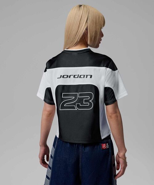 JORDAN BRAND(ジョーダンブランド)の「ジョーダン フライト ウィメンズユニフォーム / Jordan Flight Women's Jersey IF1158-010 Black(Tシャツ/カットソー・レディース・ブラック・XL/S/M/L/XS)」の13枚目の写真