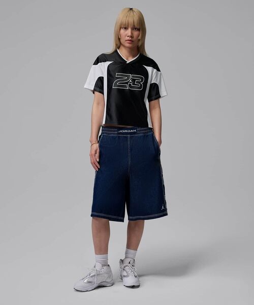 JORDAN BRAND(ジョーダンブランド)の「ジョーダン フライト ウィメンズユニフォーム / Jordan Flight Women's Jersey IF1158-010 Black(Tシャツ/カットソー・レディース・ブラック・XL/S/M/L/XS)」の17枚目の写真