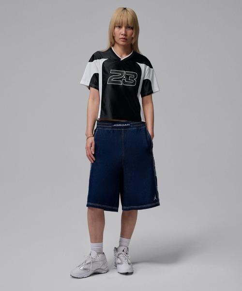JORDAN BRAND(ジョーダンブランド)の「ジョーダン フライト ウィメンズユニフォーム / Jordan Flight Women's Jersey IF1158-010 Black(Tシャツ/カットソー・レディース・ブラック・XL/S/M/L/XS)」の9枚目の写真