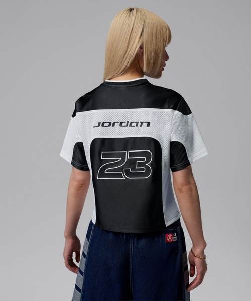 JORDAN BRAND(ジョーダンブランド)の「ジョーダン フライト ウィメンズユニフォーム / Jordan Flight Women's Jersey IF1158-010 Black(Tシャツ/カットソー・レディース・ブラック・XL/S/M/L/XS)」の8枚目の写真