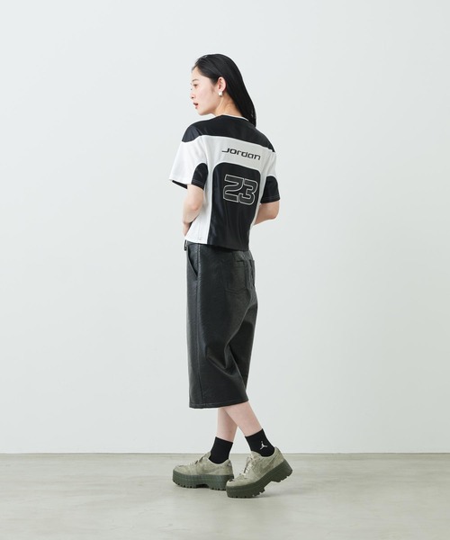 JORDAN BRAND(ジョーダンブランド)の「ジョーダン フライト ウィメンズユニフォーム / Jordan Flight Women's Jersey IF1158-010 Black(Tシャツ/カットソー・レディース・ブラック・XL/S/M/L/XS)」の5枚目の写真