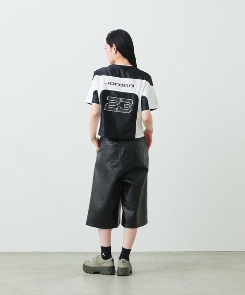 JORDAN BRAND(ジョーダンブランド)の「ジョーダン フライト ウィメンズユニフォーム / Jordan Flight Women's Jersey IF1158-010 Black(Tシャツ/カットソー・レディース・ブラック・XL/S/M/L/XS)」の6枚目の写真