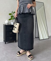 prose verse | バックスリットデニムナロースカート(スカート)
