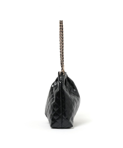 Heather(ヘザー)の「キルティングショルダーBAG 664025(ショルダーバッグ・レディース・ブラック/アイボリー・ONE SIZE)」の6枚目の写真