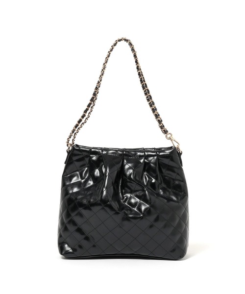 Heather(ヘザー)の「キルティングショルダーBAG 664025(ショルダーバッグ・レディース・ブラック/アイボリー・ONE SIZE)」の7枚目の写真