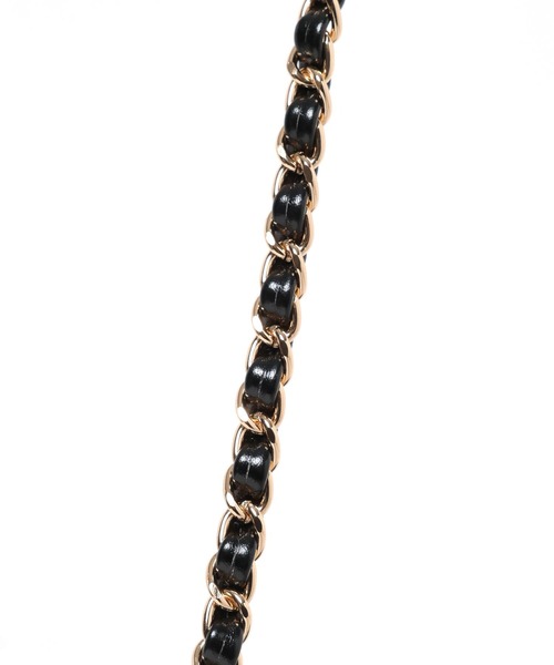 Heather(ヘザー)の「キルティングショルダーBAG 664025(ショルダーバッグ・レディース・ブラック/アイボリー・ONE SIZE)」の17枚目の写真
