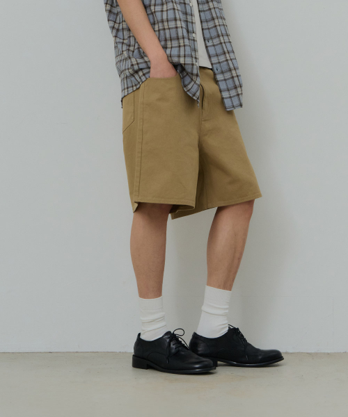 DESIRED(デシレッド)の「ハーフパンツ-FBSK2504D0X(その他パンツ・メンズ・Beige・MEDIUM/LARGE/X-LARGE)」の5枚目の写真