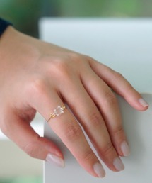 HARIO Lampwork Factory（ハリオランプワークファクトリー）の「リング ムーンライト（リング）」