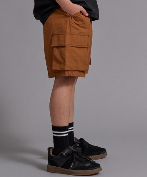 PAIRMANON STREET(ペアマノンストリート)の「【90-160cm】【水陸両用】ナイロン カーゴショートパンツ【PAIRMANON STREET】(その他パンツ・キッズ・ブラック/パープル/ブラウン/ライトグレー・110/160/130/150/90/140/120/100)」の17枚目の写真