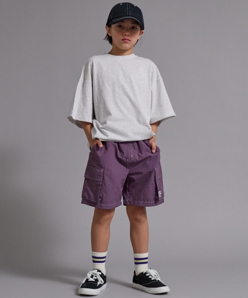 PAIRMANON STREET(ペアマノンストリート)の「【90-160cm】【水陸両用】ナイロン カーゴショートパンツ【PAIRMANON STREET】(その他パンツ・キッズ・ブラック/パープル/ブラウン/ライトグレー・110/160/130/150/90/140/120/100)」の12枚目の写真