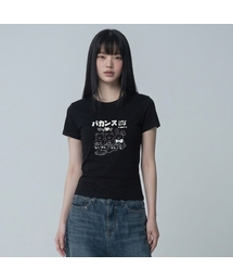 NTBC（エヌティービーシー）の「ゲーミングフレンズグラフィック半袖Tシャツ_2COLOR（Tシャツ/カットソー）」