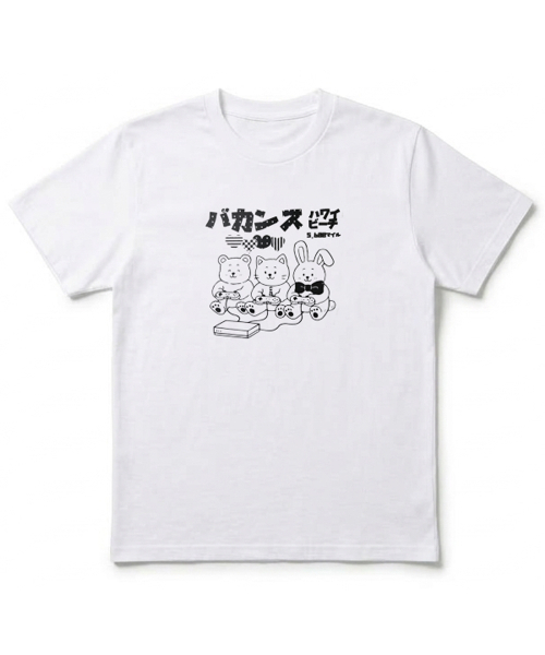 NTBC(エヌティービーシー)の「ゲーミングフレンズグラフィック半袖Tシャツ_2COLOR(Tシャツ/カットソー・レディース・ホワイト/ブラック・SMALL/MEDIUM)」の7枚目の写真