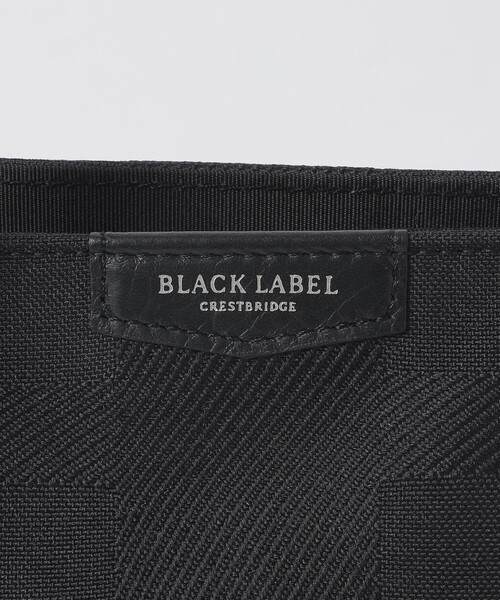 BLACK LABEL CRESTBRIDGE(ブラックレーベル・クレストブリッジ)の「シャドーチェックドライバーズトート(トートバッグ・メンズ・ブラック・FREE)」の6枚目の写真