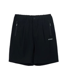 DONOBAN（ドノバン）の「【WILD THINGS】ERASTIC NYLON LAX SHORTS (エラスティック ナイロン ラックスショーツ) / ブラック [WT26037AD]（スーツパンツ）」
