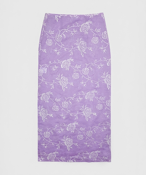 NUUANU(ヌアヌ)の「Chandra Long Skirt_Purple(スカート・レディース・その他・3/2/1)」の1枚目の写真