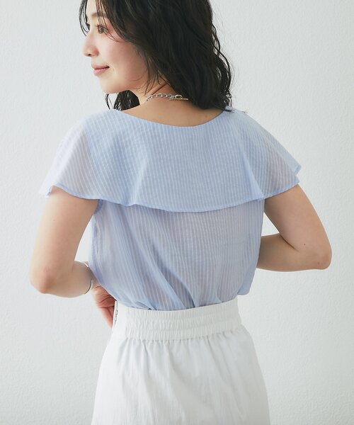 ラブティックボンボンフリルブラウス 最強愛されブラウス】フリルブラウス | La boutique BonBon(ラブ