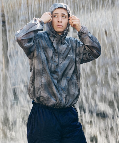 HUF(ハフ)の「CROSS CONDITIONS UL NYLON JACKET(ブルゾン・メンズ・カモフラージュ/ネイビー/ブラウン・XL/L/M/S)」の8枚目の写真