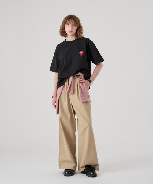 ONCILY(オンシェリー)の「【 UMBRO 】MELTING HEART LOGO T-SHIRT / メルティングハートロゴTシャツ(Tシャツ/カットソー・メンズ・ブラック/オフホワイト/ネイビー・SMALL/LARGE/MEDIUM)」の22枚目の写真