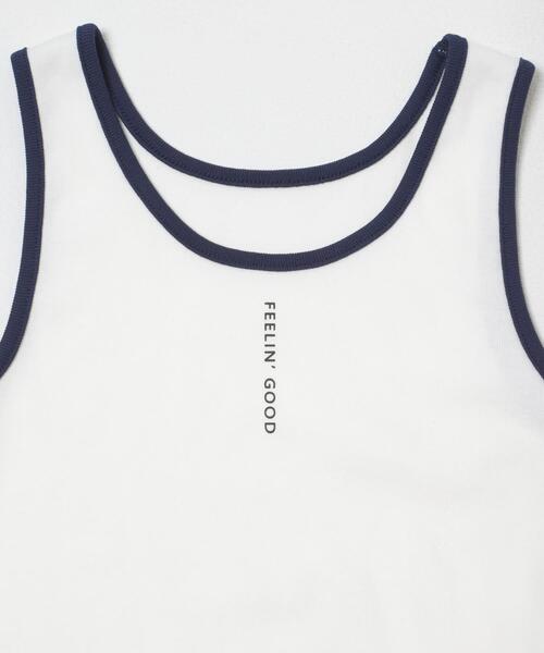 THE GOODLAND MARKET(ザグッドランドマーケット)の「ザ グッドランド マーケット GOOD FIT TANK(タンクトップ・レディース・ホワイト/ライトブルー/ブラック・FREE)」の20枚目の写真