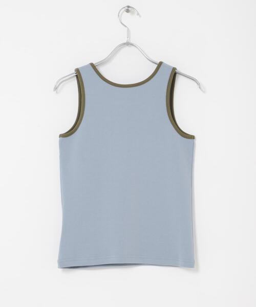 THE GOODLAND MARKET(ザグッドランドマーケット)の「ザ グッドランド マーケット GOOD FIT TANK(タンクトップ・レディース・ホワイト/ライトブルー/ブラック・FREE)」の8枚目の写真