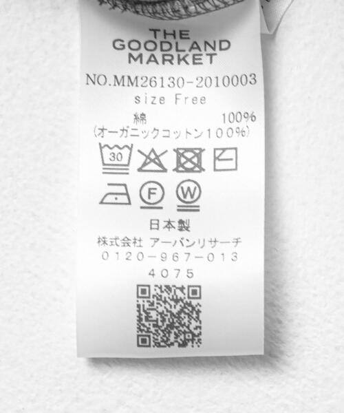 THE GOODLAND MARKET(ザグッドランドマーケット)の「ザ グッドランド マーケット GOOD FIT TANK(タンクトップ・レディース・ホワイト/ライトブルー/ブラック・FREE)」の6枚目の写真