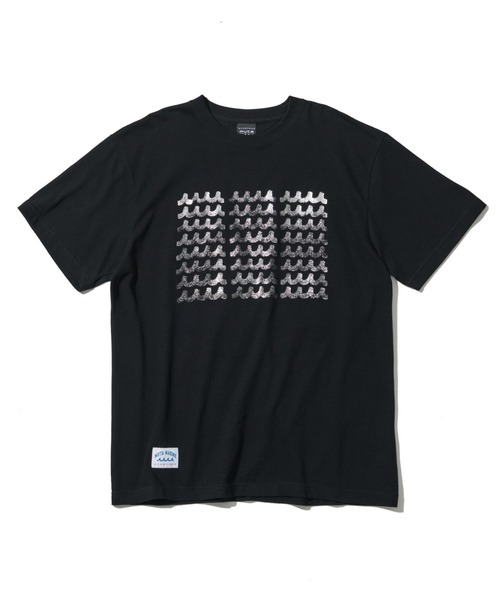 ACANTHUS(アカンサス)の「ACANTHUS:muta Foil Print Wave Logo T(Tシャツ/カットソー・メンズ・ネイビー/ブラック/ホワイト・L/M)」の9枚目の写真