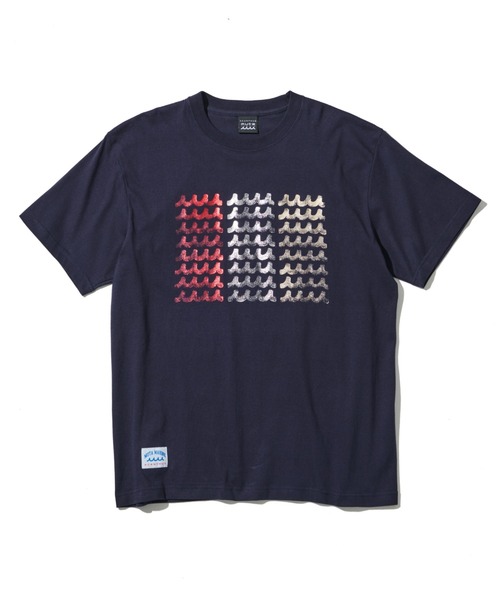 ACANTHUS(アカンサス)の「ACANTHUS:muta Foil Print Wave Logo T(Tシャツ/カットソー・メンズ・ネイビー/ブラック/ホワイト・L/M)」の10枚目の写真