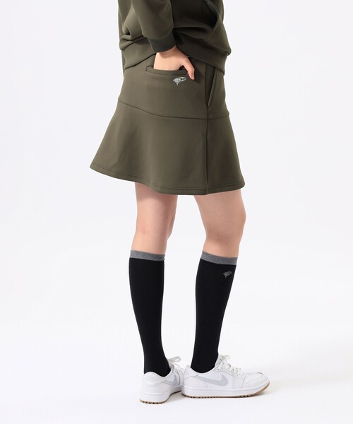 BEAMS GOLF(ビームスゴルフ)の「ORANGE LABEL / インナー付き フレアスカート(スカート・レディース・ホワイト/オリーブ・SMALL/MEDIUM/LARGE)」の2枚目の写真
