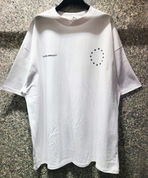 Dalfwin(ダールフィン)の「韓国ファッション BRIGHTスプレープリント半袖Tシャツ(Tシャツ/カットソー・レディース・ホワイト/ブラック・FREE)」の11枚目の写真