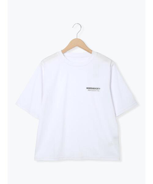 セール】刺繍&プリントロゴTシャツ（Tシャツ/カットソー）｜Samansa