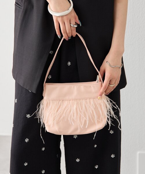 mystic（ミスティック）の「フェザーラインハンドルBAG（ハンドバッグ・レディース・ピンク/レッド/ブラック・ONE SIZE）」の18枚目の写真