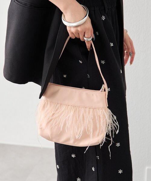 mystic（ミスティック）の「フェザーラインハンドルBAG（ハンドバッグ・レディース・ピンク/レッド/ブラック・ONE SIZE）」の17枚目の写真