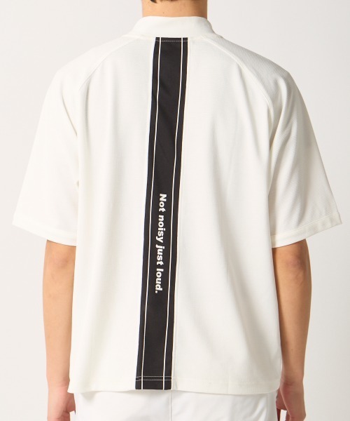 Loudmouth:ラウドマウス】ワッフルモックネックシャツ ゴルフ（Tシャツ