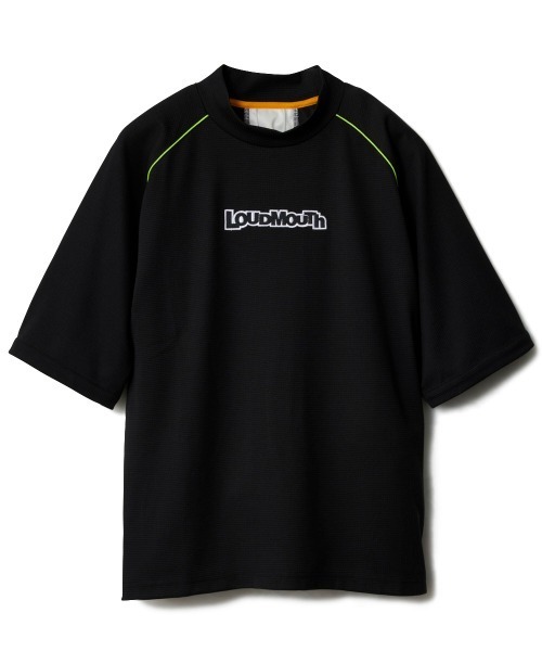 Loudmouth（ラウドマウス）の「【Loudmouth:ラウドマウス】ワッフルモックネックシャツ　ゴルフ（Tシャツ/カットソー・メンズ・ブラック/ホワイト・XX-LARGE/X-LARGE/LARGE/MEDIUM）」の8枚目の写真