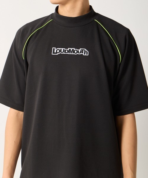 Loudmouth（ラウドマウス）の「【Loudmouth:ラウドマウス】ワッフルモックネックシャツ　ゴルフ（Tシャツ/カットソー・メンズ・ブラック/ホワイト・XX-LARGE/X-LARGE/LARGE/MEDIUM）」の11枚目の写真