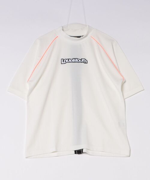 Loudmouth（ラウドマウス）の「【Loudmouth:ラウドマウス】ワッフルモックネックシャツ　ゴルフ（Tシャツ/カットソー・メンズ・ブラック/ホワイト・XX-LARGE/X-LARGE/LARGE/MEDIUM）」の13枚目の写真