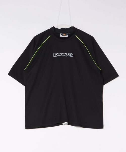 Loudmouth（ラウドマウス）の「【Loudmouth:ラウドマウス】ワッフルモックネックシャツ　ゴルフ（Tシャツ/カットソー・メンズ・ブラック/ホワイト・XX-LARGE/X-LARGE/LARGE/MEDIUM）」の15枚目の写真
