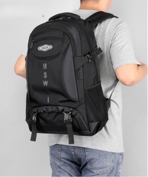 BACKYARD FAMILY(バックヤードファミリー)の「バックパック 大容量 キャンプ リュック pmybagpack02(バックパック/リュック・メンズ・グレー/ブラック・FREE)」の18枚目の写真