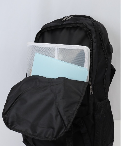 BACKYARD FAMILY(バックヤードファミリー)の「バックパック 大容量 キャンプ リュック pmybagpack02(バックパック/リュック・メンズ・グレー/ブラック・FREE)」の21枚目の写真
