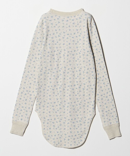 6（ロク）の「【別注】＜FAITH MILLS for 6＞THERMAL  PULLOVER TOP/トップス（Tシャツ/カットソー・レディース・コバルトブルー/ダークブラウン・FREE）」の7枚目の写真