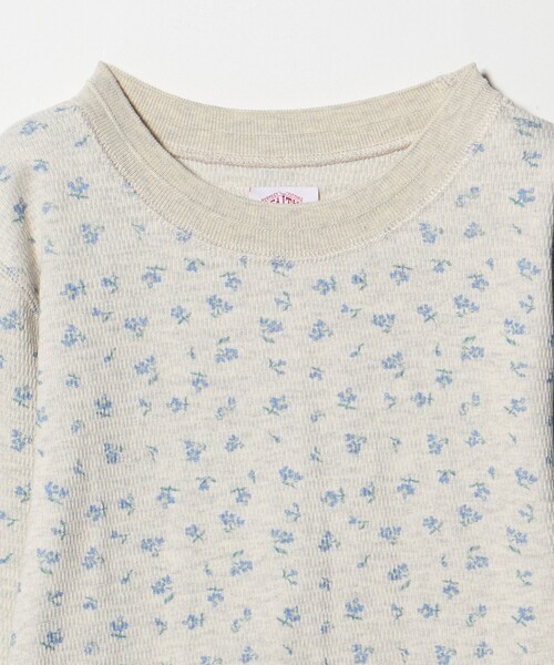 6（ロク）の「【別注】＜FAITH MILLS for 6＞THERMAL  PULLOVER TOP/トップス（Tシャツ/カットソー・レディース・コバルトブルー/ダークブラウン・FREE）」の8枚目の写真