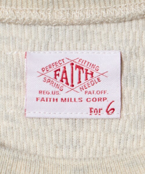 6（ロク）の「【別注】＜FAITH MILLS for 6＞THERMAL  PULLOVER TOP/トップス（Tシャツ/カットソー・レディース・コバルトブルー/ダークブラウン・FREE）」の18枚目の写真